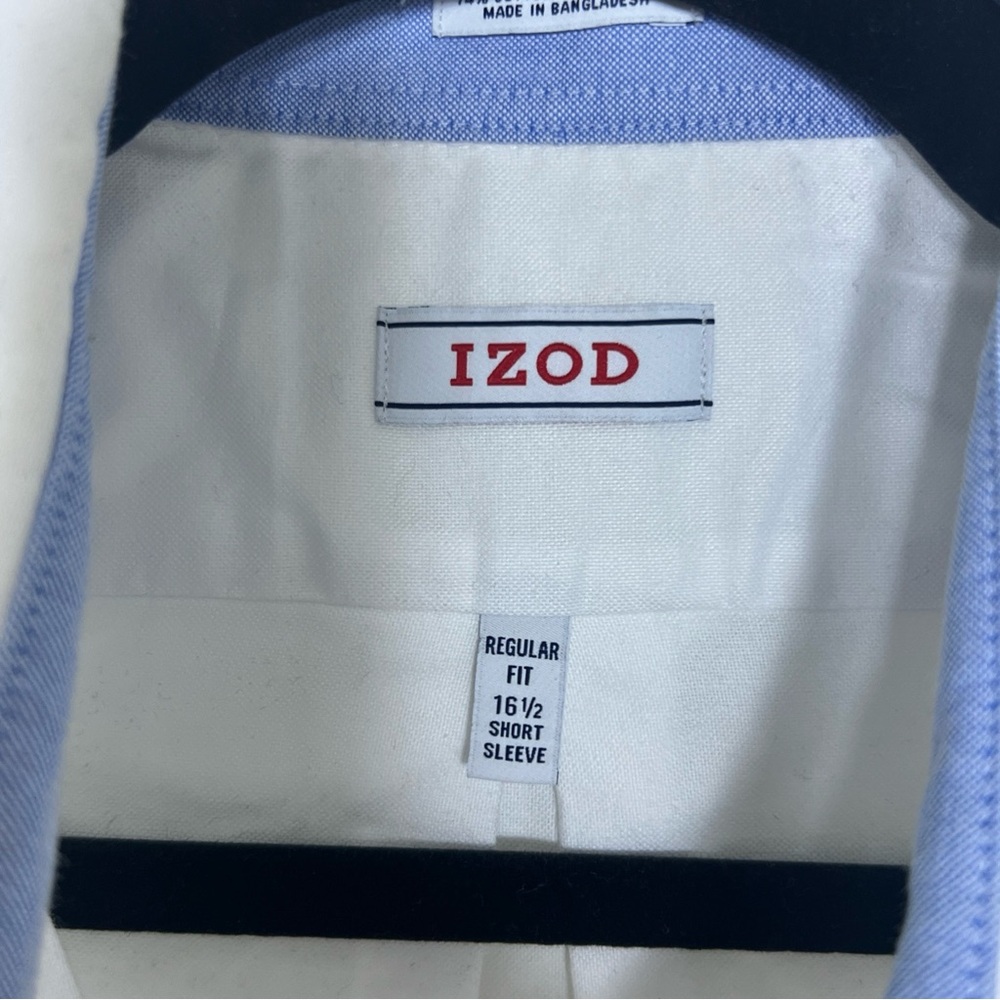 Izod White Casual Button Down Shirt